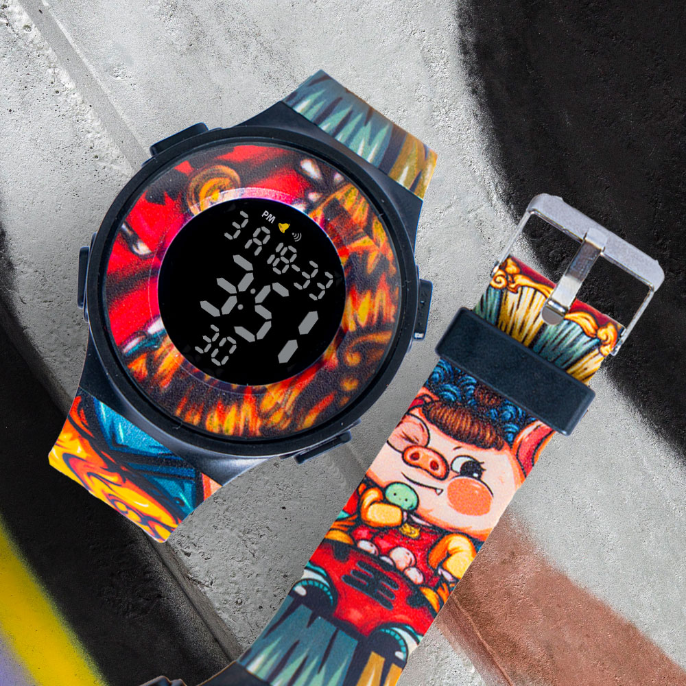 ساعة Anime Lover Fire – تصميم جريء لعشاق الأنمي