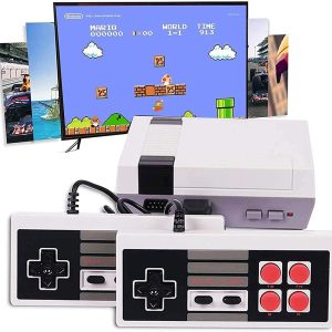 اتاري نينتندو مزود بذراعين – جهاز ألعاب كلاسيكي مع ذراعين تحكم