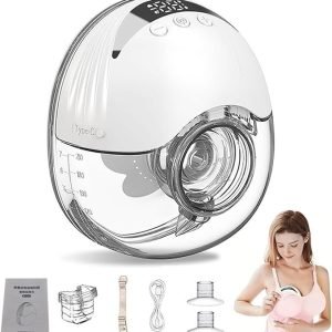 صورة لمضخة رضاعة كهربائية لاسلكية مع شاشة LED ووضعيات شفط متعددة لمنع تسرب الحليب