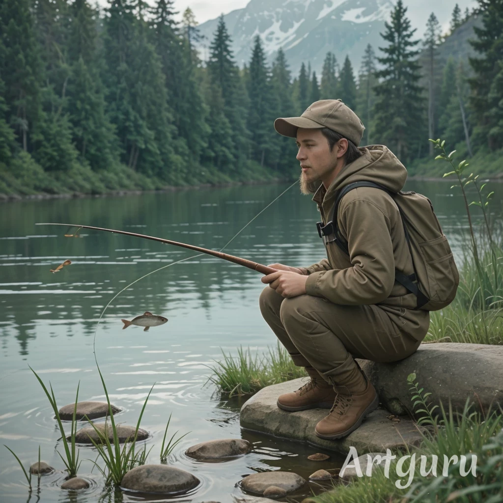 صياد مبتدئ يستعرض أفضل النصائح للمبتدئين في الصيد – دليل شامل للصيادين