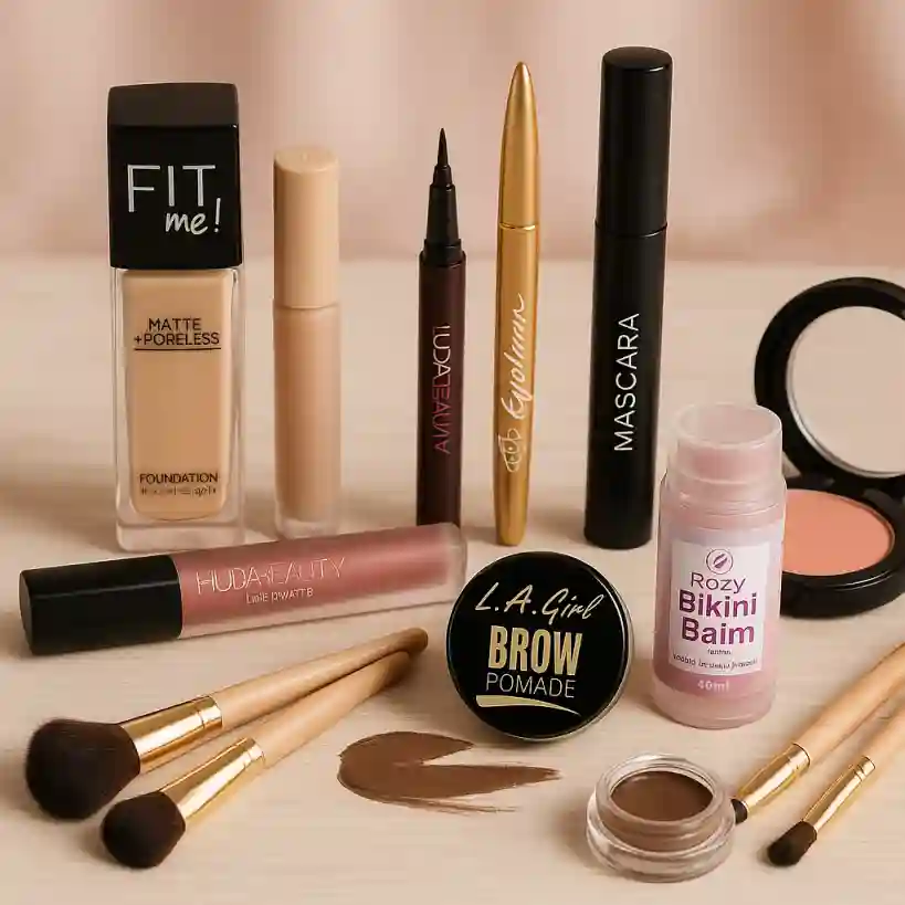 أدوات المكياج الأساسية لمظهر طبيعي ومتقن