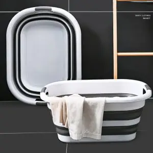 باسكت سيليكون قابل للطي للغسيل 55×40×40 سم