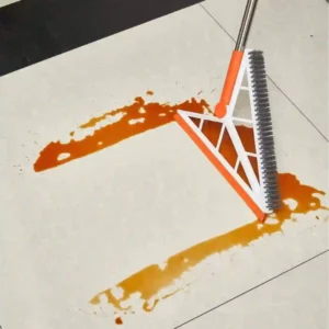 مساحة وفرشاة 2 في 1 العجيبة بمقبض طويل لتنظيف الأرضيات والزجاج