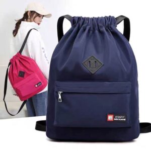 الشنطة السحرية قماش أوكسفورد مقاوم للمياه بتصميم Drawstring وبألوان متنوعة.