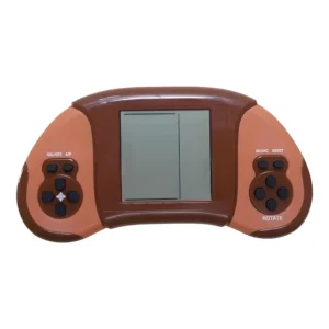 جهاز تشغيل ألعاب الفيديو كلاسيكي، مصنوع من بلاستيك قوي، وتصميم بسيط وممتع للأطفال والكبار.