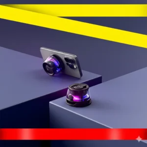 سبيكر الحديث المغناطيسي الترند، قوة 3 واط، يثبت على أي سطح معدني، وشحن Type-C.