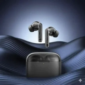 سماعات أذن اورايمو FreePods Lite اللاسلكية باللون الأبيض، بطارية 40 ساعة، وعزل ضوضاء ENC.