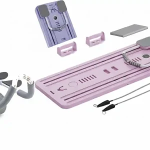 عرض عجلة البطن الرياضية ولوحة التمارين، لنحت الجسم وشد الدهون، مع سطح غير قابل للانزلاق وأشرطة مقاومة.