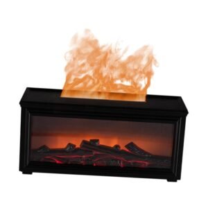 فواحة الترند الحديثة بتصميم المدفأة، مع تأثير لهب بصري 3D ورذاذ عطري بارد.