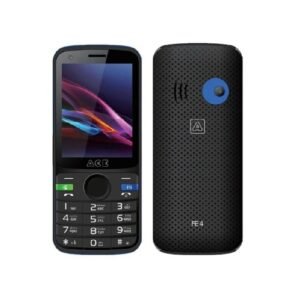 موبايل إيس FE4 ثنائي الشريحة باللون الأسود، شاشة 2.8 بوصة، يدعم راديو FM لاسلكي.