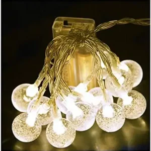 فرع نور رمضان فقاعات كريستال يزين غرفة المعيشة بإضاءة دافئة