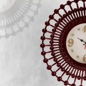 ساعة حائط ديكورية فورجية مودرن ألوان متعددة