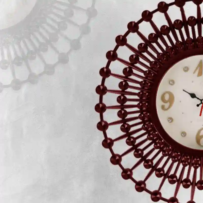 ساعة حائط ديكورية فورجية مودرن ألوان متعددة