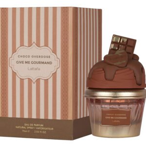 choco overdose lattafa perfume packaging