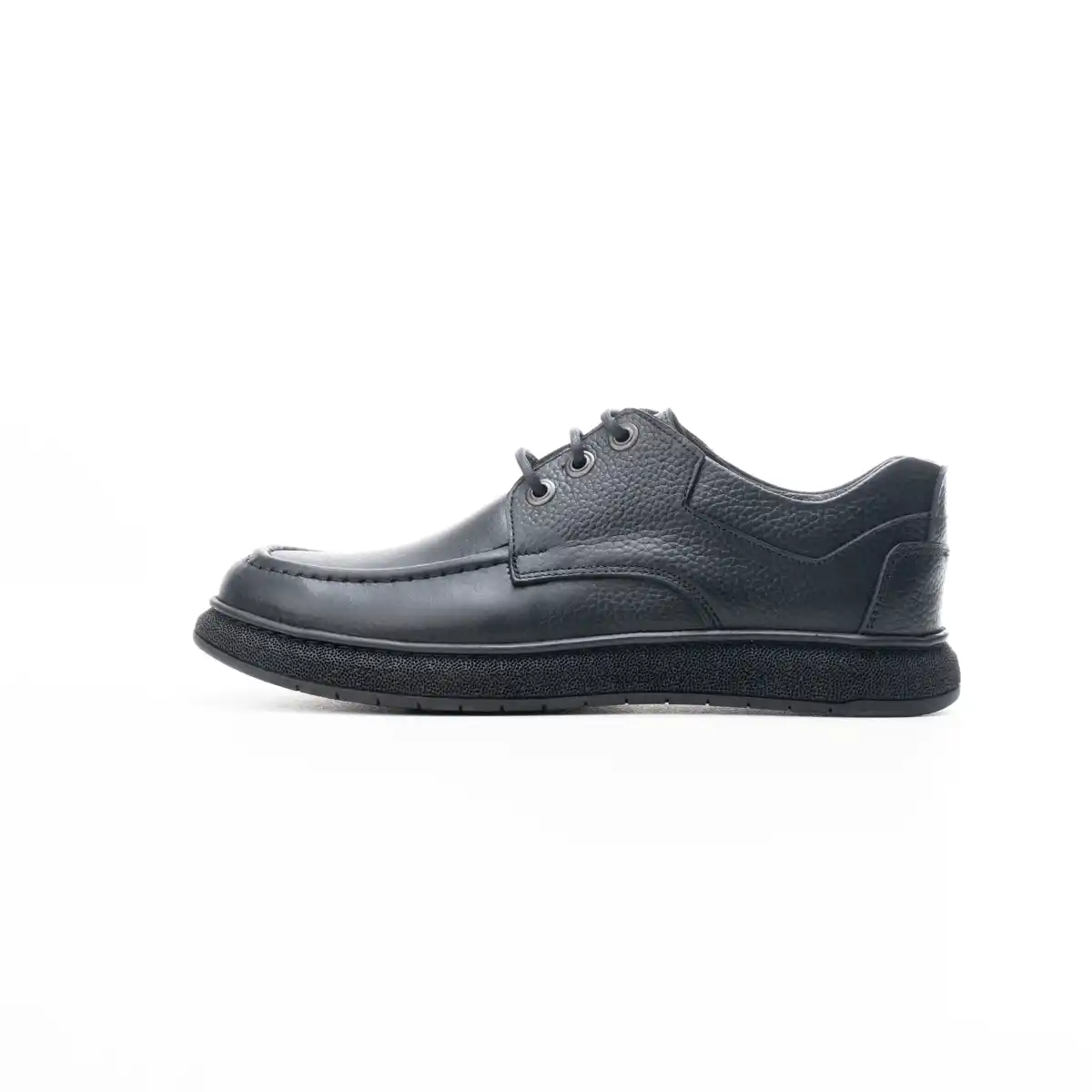 classic leather shoes j4 black stitched sole
