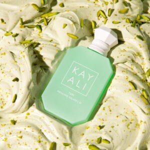 kayali yum pistachio bottle box