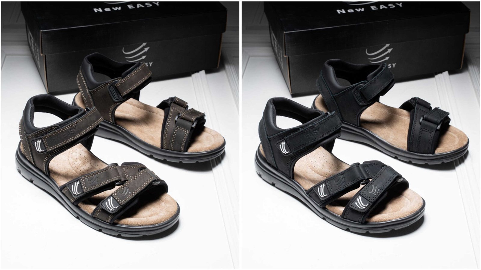 صندل رجالي جلد طبيعي كود 141