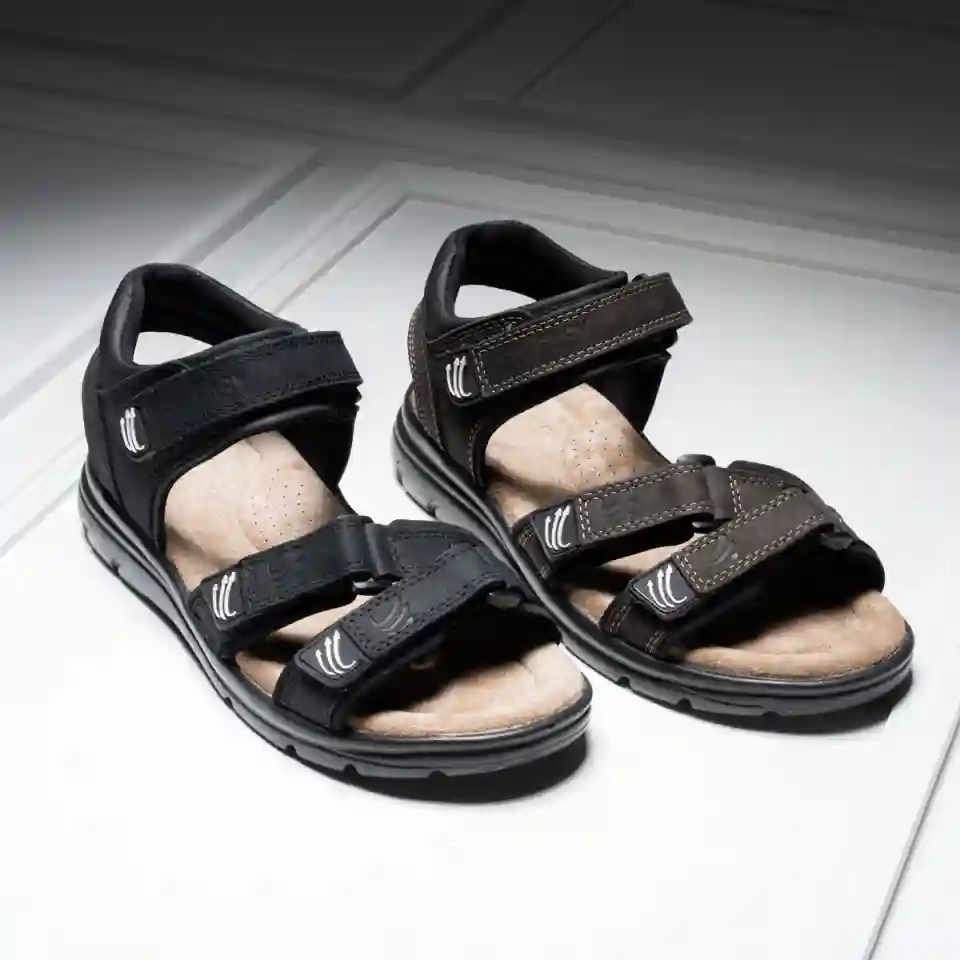 mens medical leather sandal 141 pair