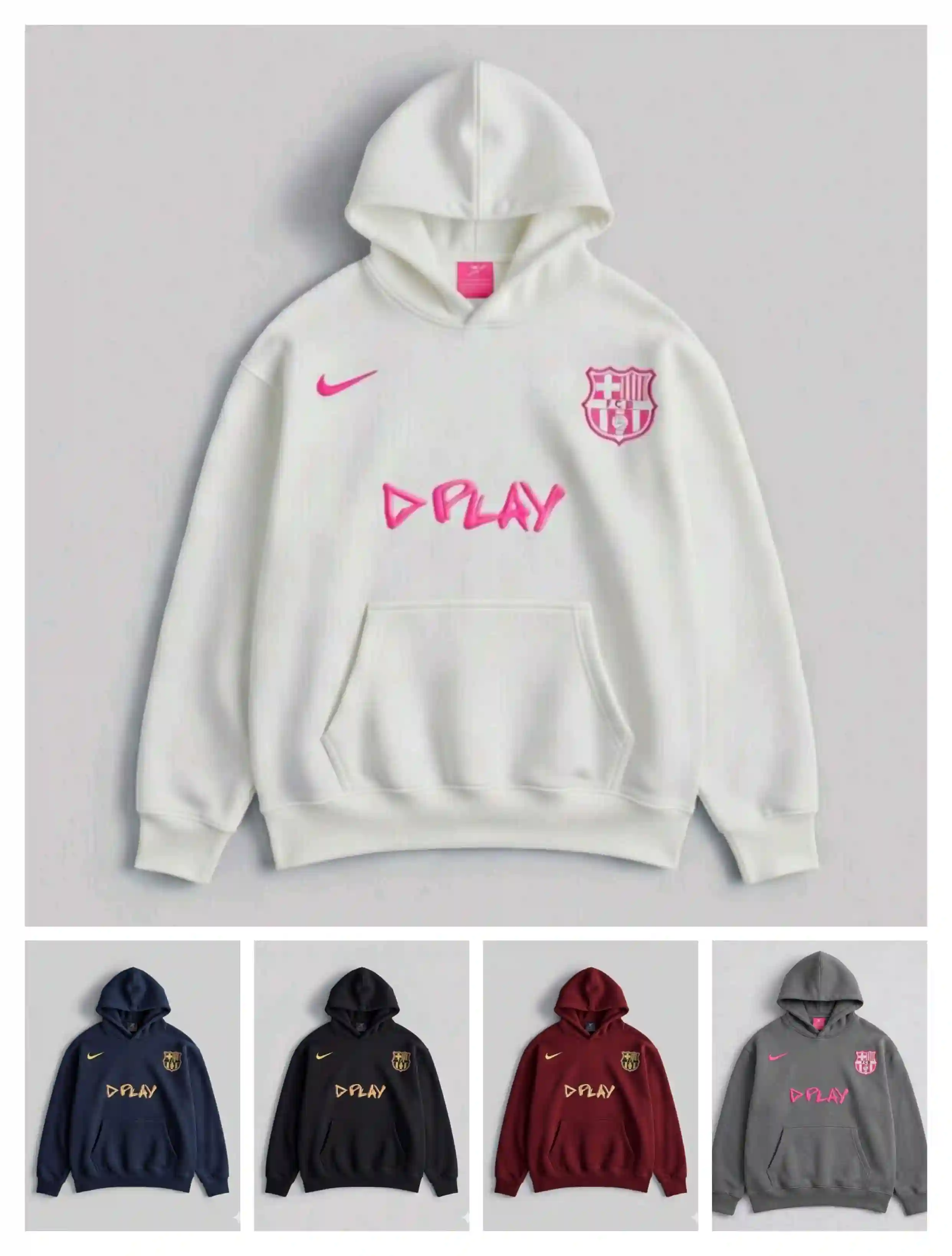 تشكيلة ألوان هودي قطن صافي للجنسين