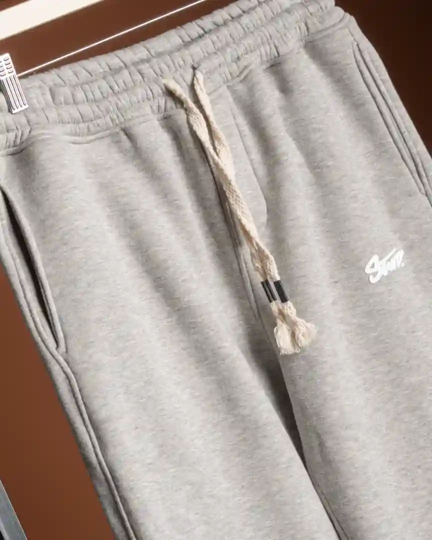 رباط الخصر للبنطلون الرمادي