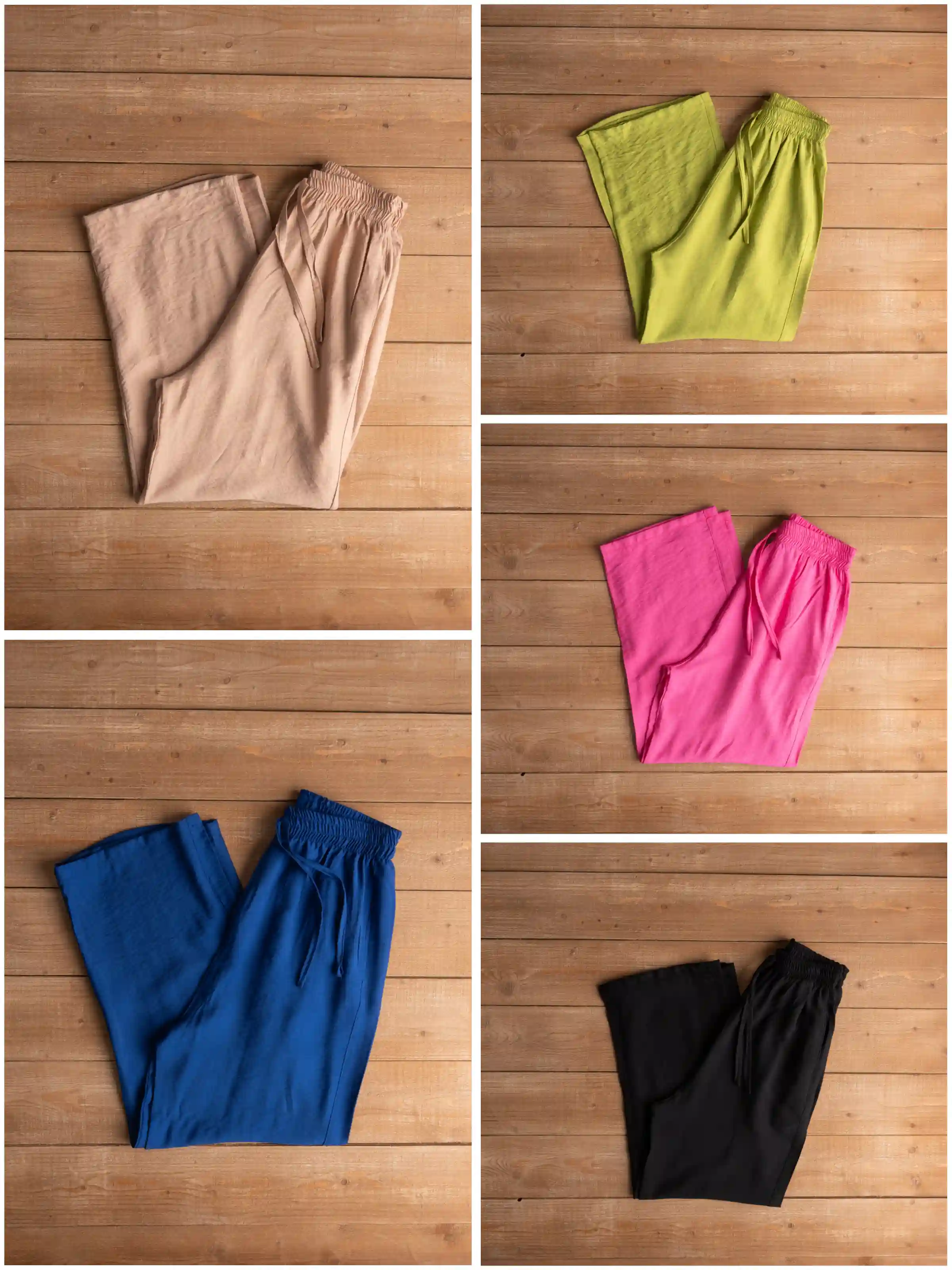 تشكيلة ألوان بنطلون كتان Gano1