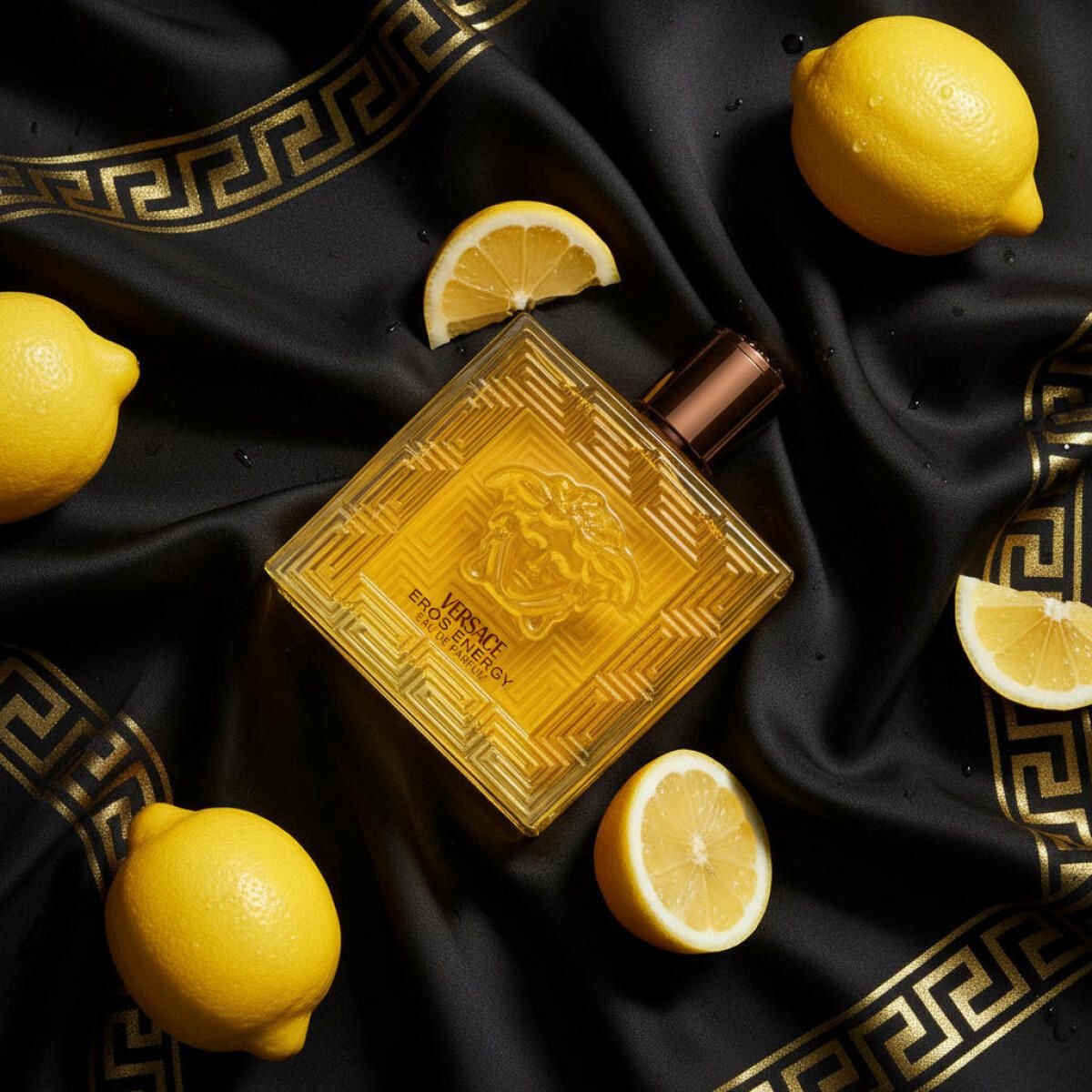 versace eros energy perfume with lemons