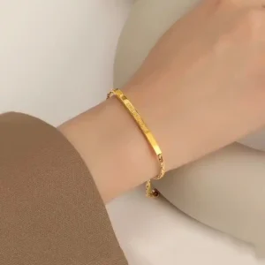 wearing lover dream minimalist bracelet