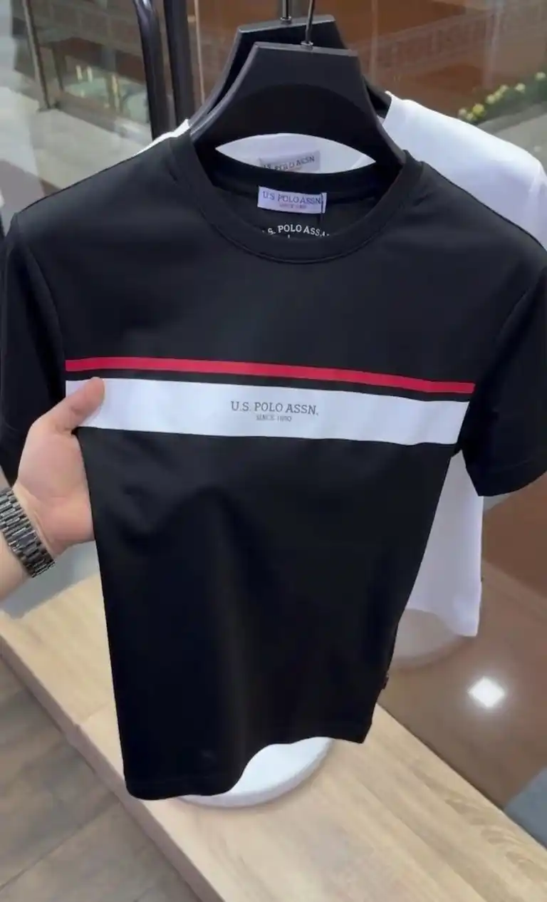 تيشيرت بولو رجالي Polo NER4 أسود تيشيرت بولو رجالي Polo NER4 أسود بخامة براسولا قطن 100%