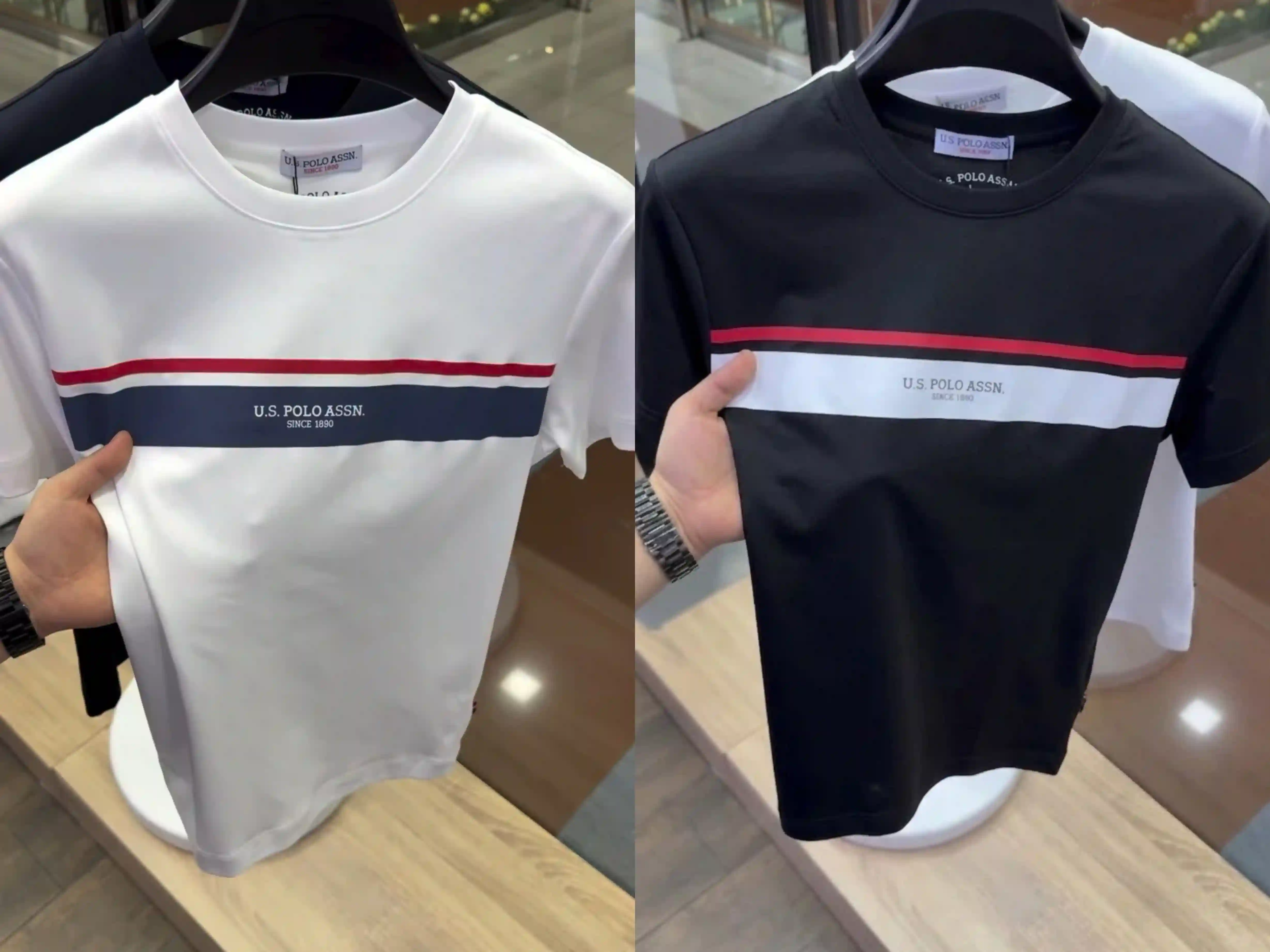 تيشيرت بولو رجالي Polo NER4 تيشيرت بولو رجالي Polo NER4 باللونين الأبيض والأسود