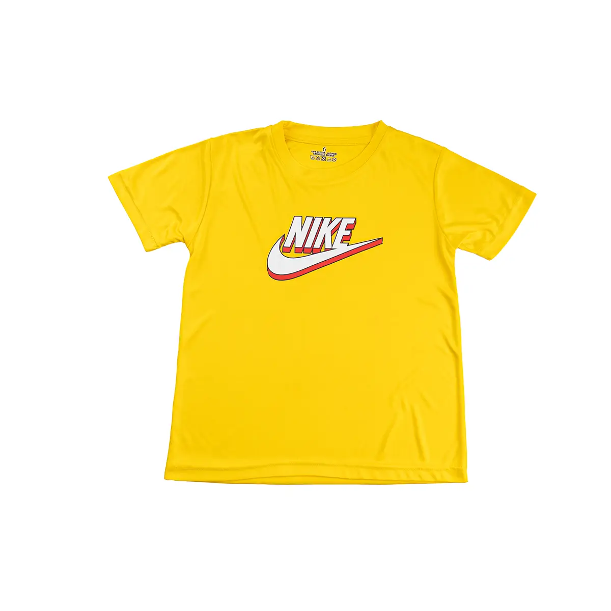 kids nike rosetta tshirt yellow