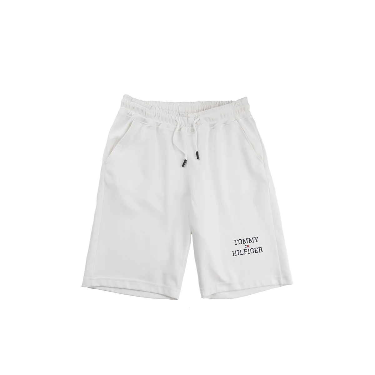 شورت TOMMY NP16 إنترلوك قطن أبيض شورت تومي انترلوك NP16 أبيض للجنسين